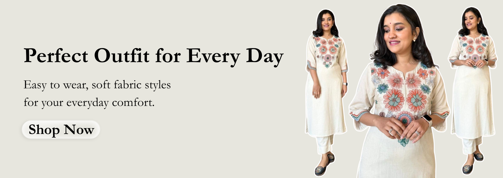 Women's clothing banner