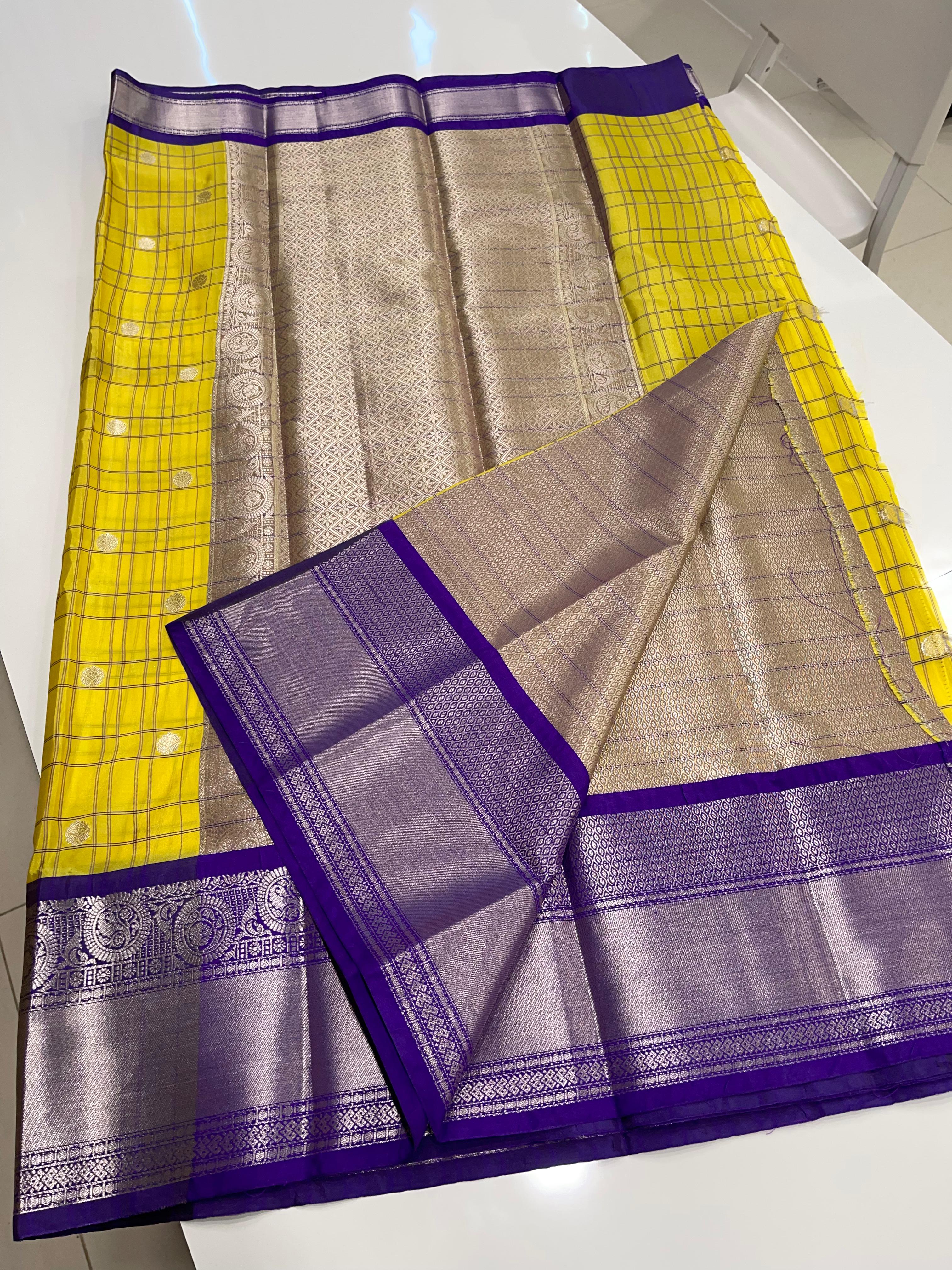 Banarasi semi-silk saree