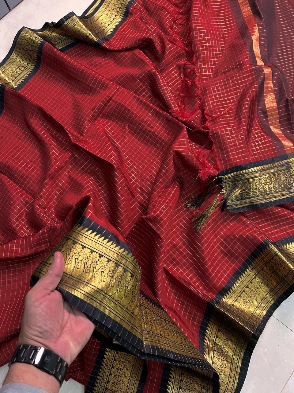 BANARASI SEMI KATAN SIK SAREES