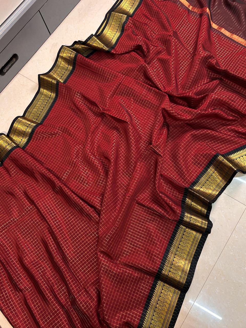 BANARASI SEMI KATAN SIK SAREES