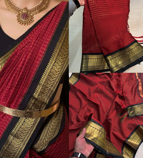BANARASI SEMI KATAN SIK SAREES