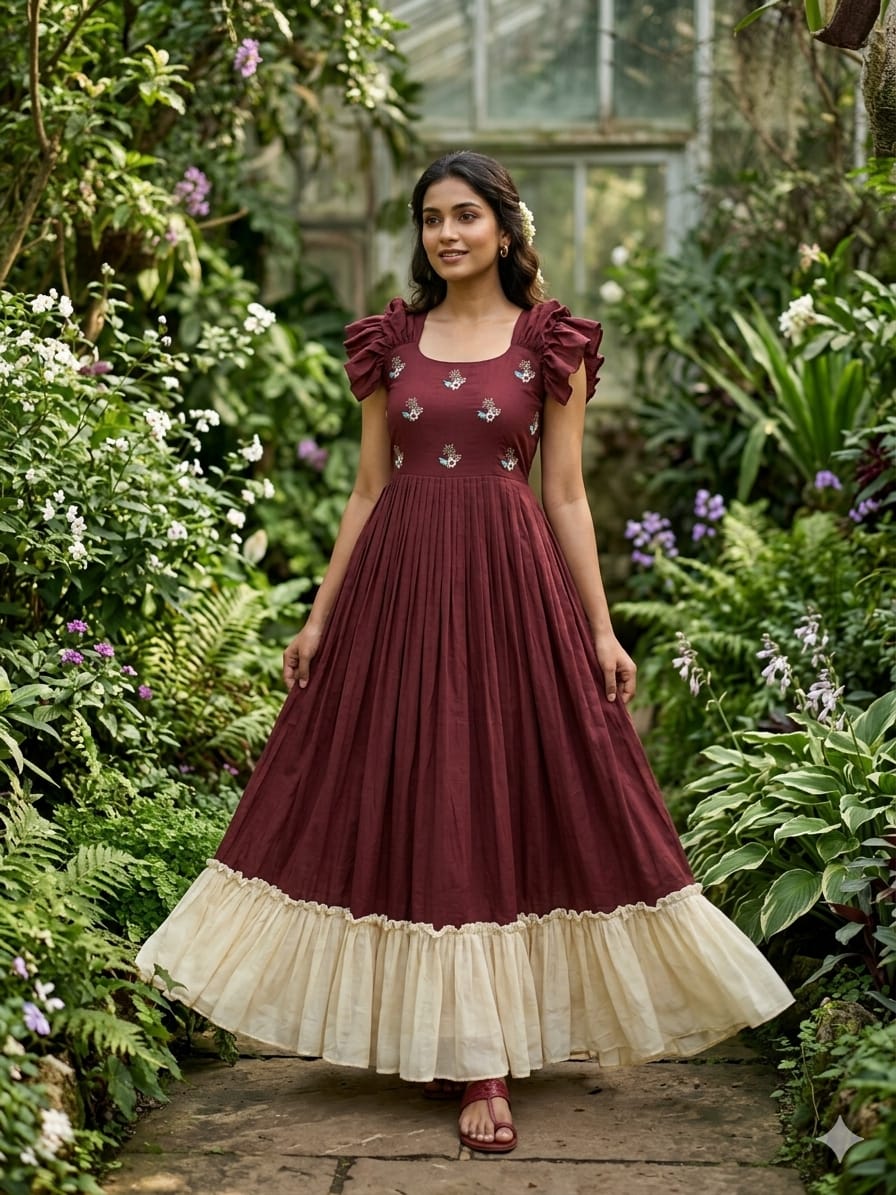 Maggam work Gown