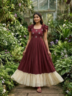 Maggam work Gown