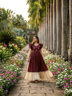Maggam work Gown