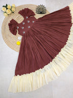 Maggam work Gown