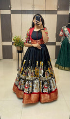 Dola silk long gown