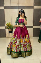 Dola silk long gown