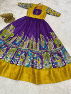 Dola silk long gown