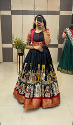 Dola silk long gown