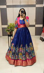 Dola silk long gown