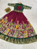 Dola silk long gown