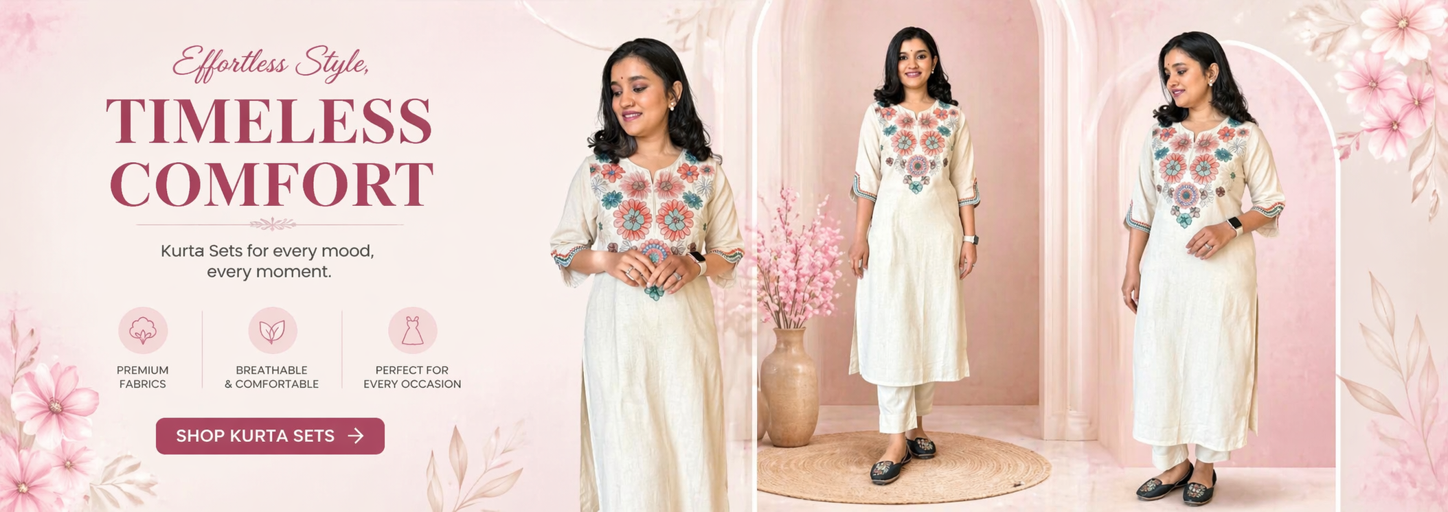 Women's clothing banner