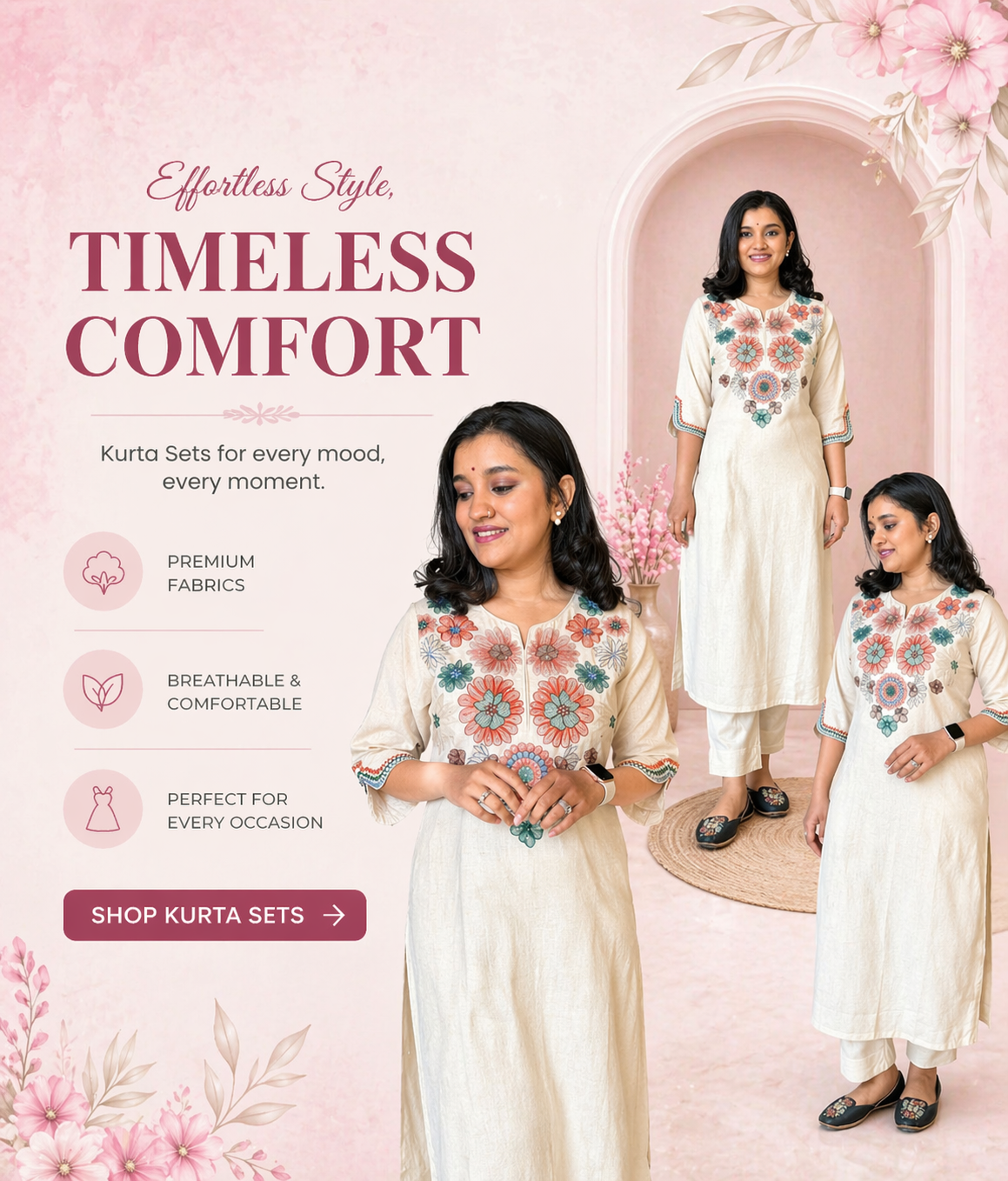 Women's clothing banner