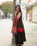 Handloom a line kurti