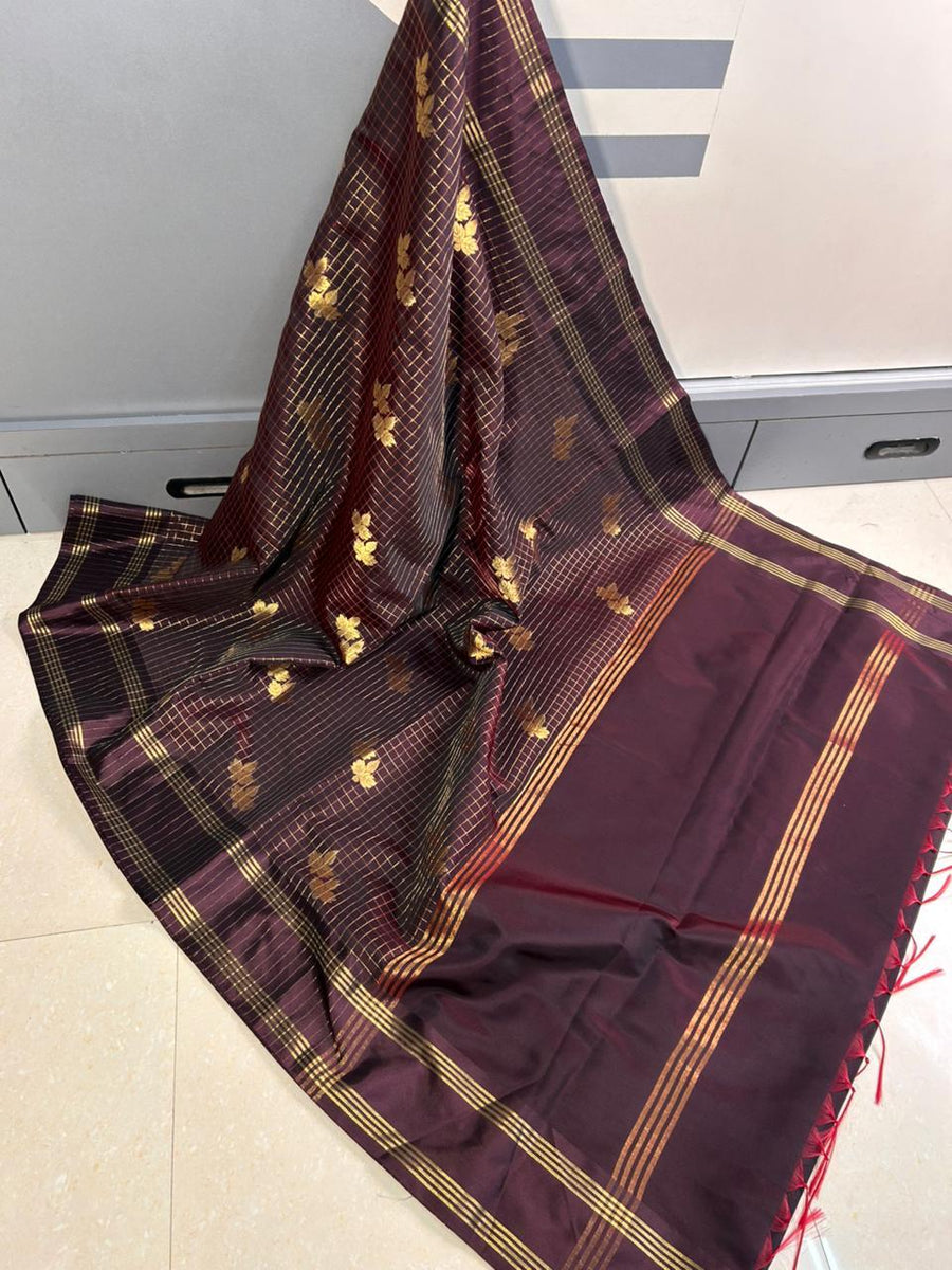 Semi katan saree