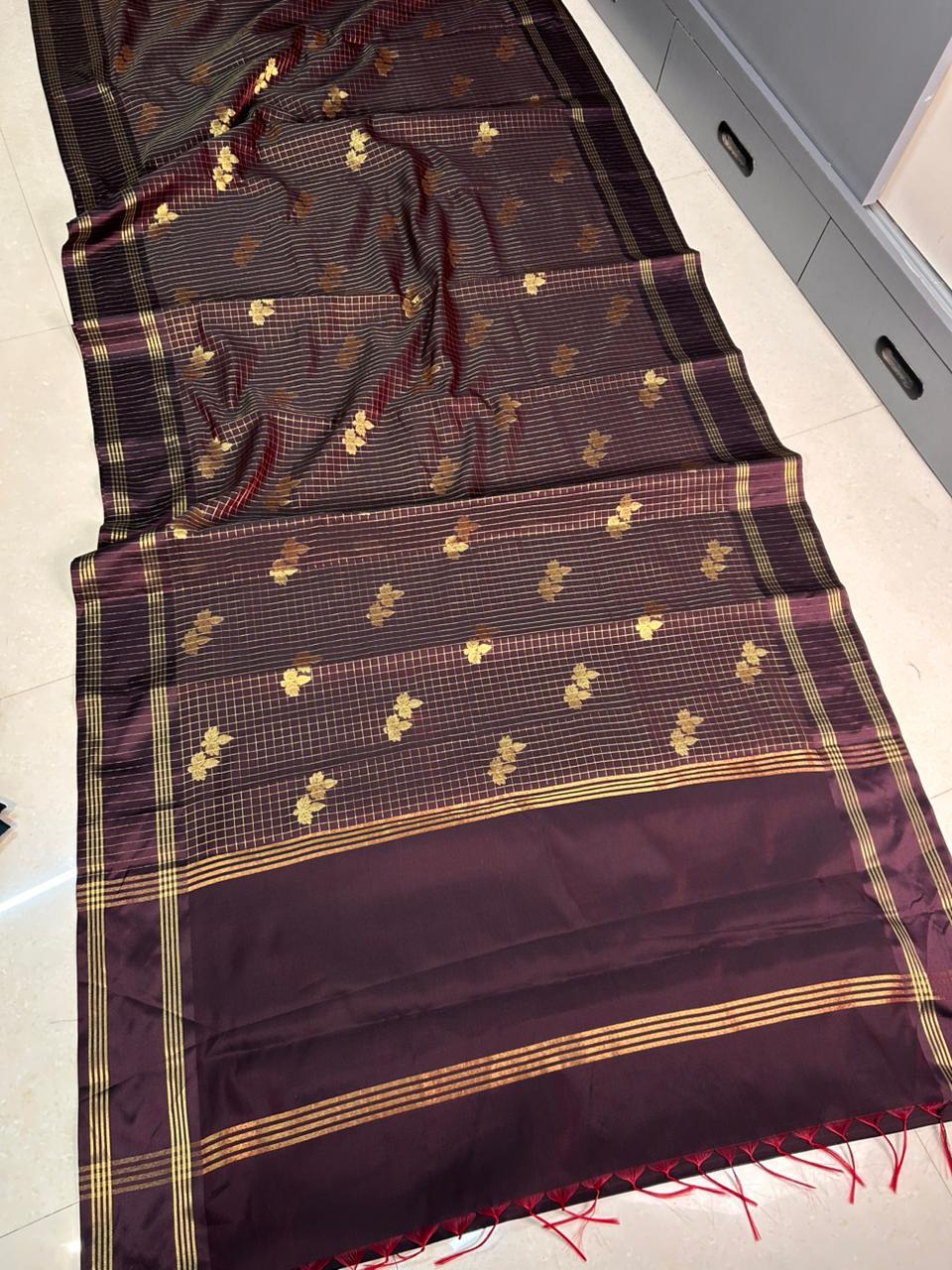 Semi katan saree