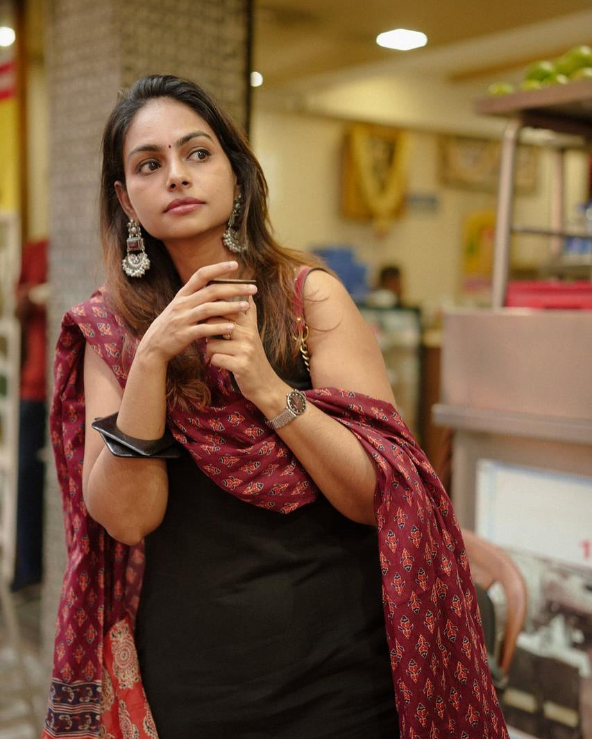 Handloom a line kurti