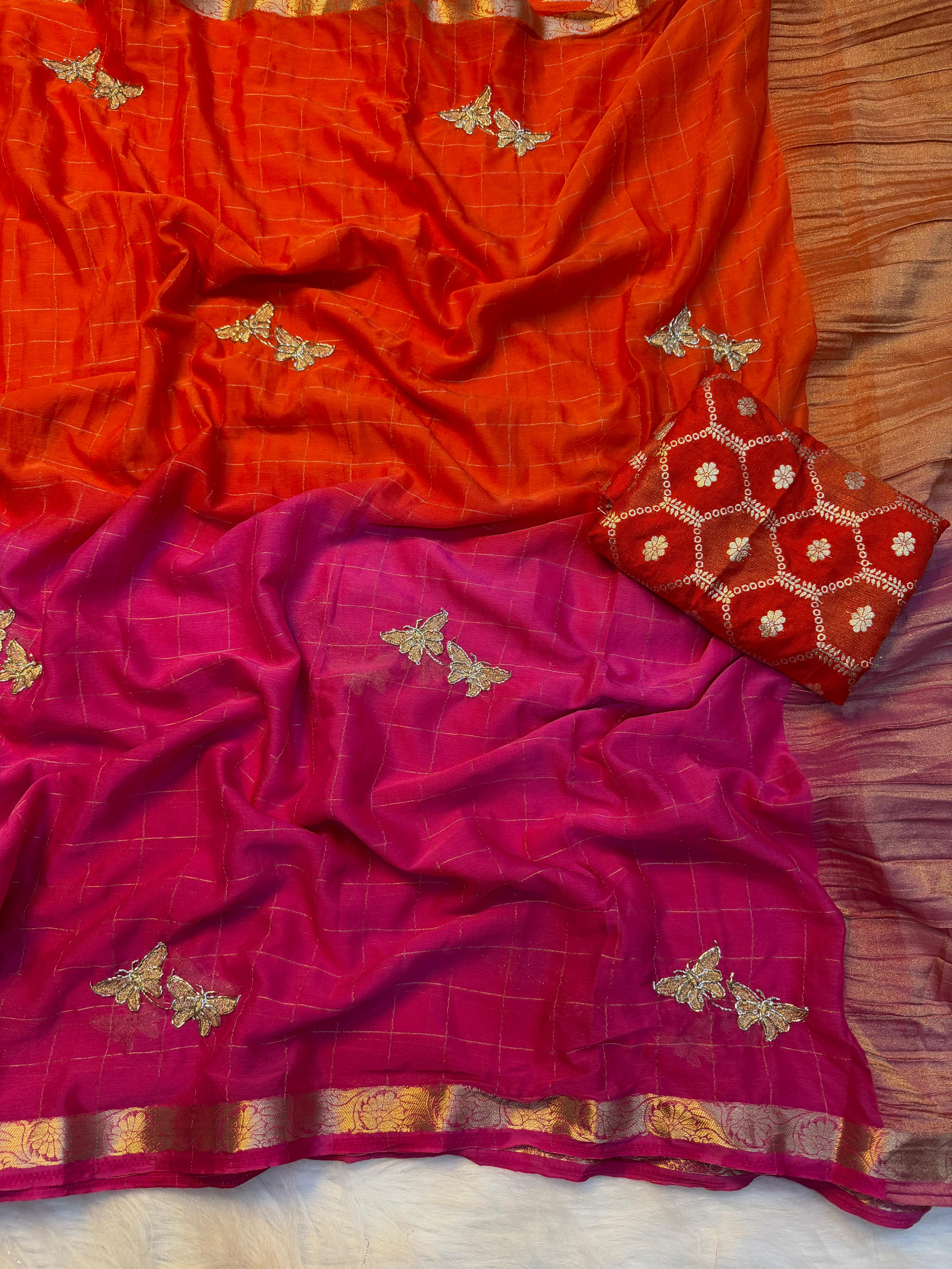 Georgette saree