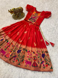 Paithani crop top