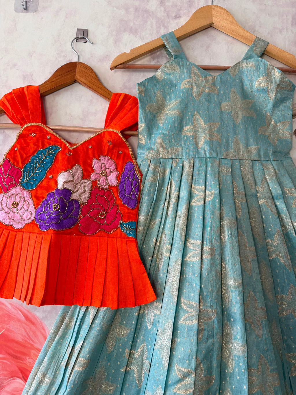 Pure viscose tissue frock