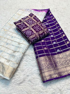 Pure chinon saree