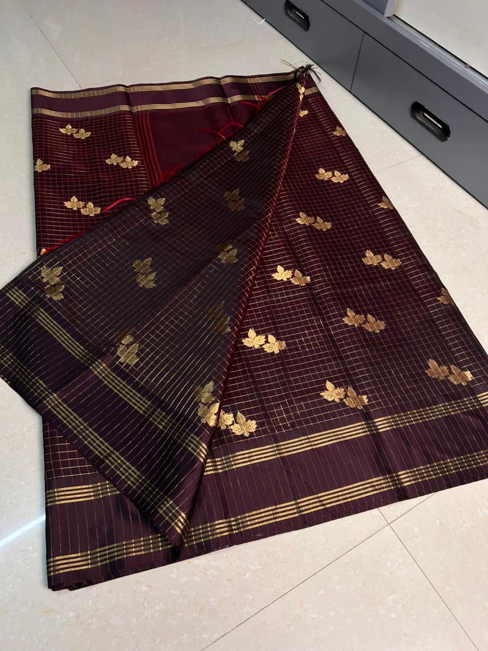 Semi katan saree