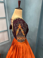 Kanjivaram silk lehenga