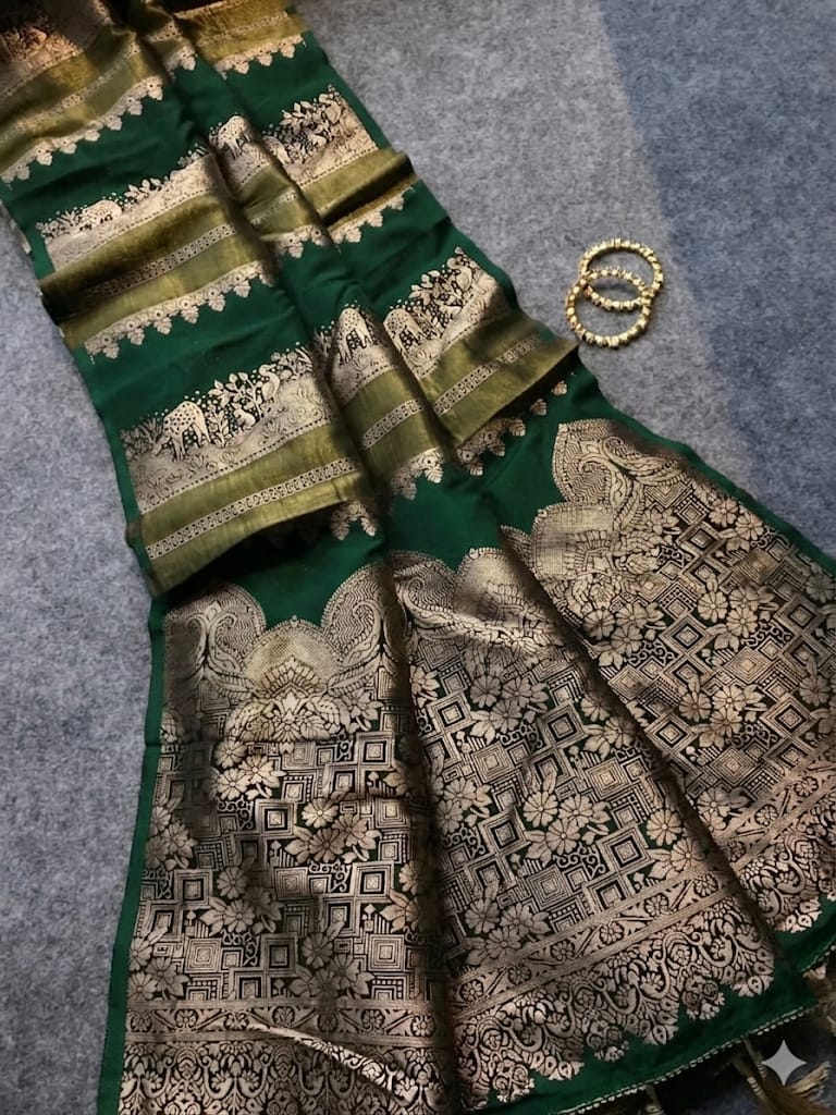 Khadi paithani silk