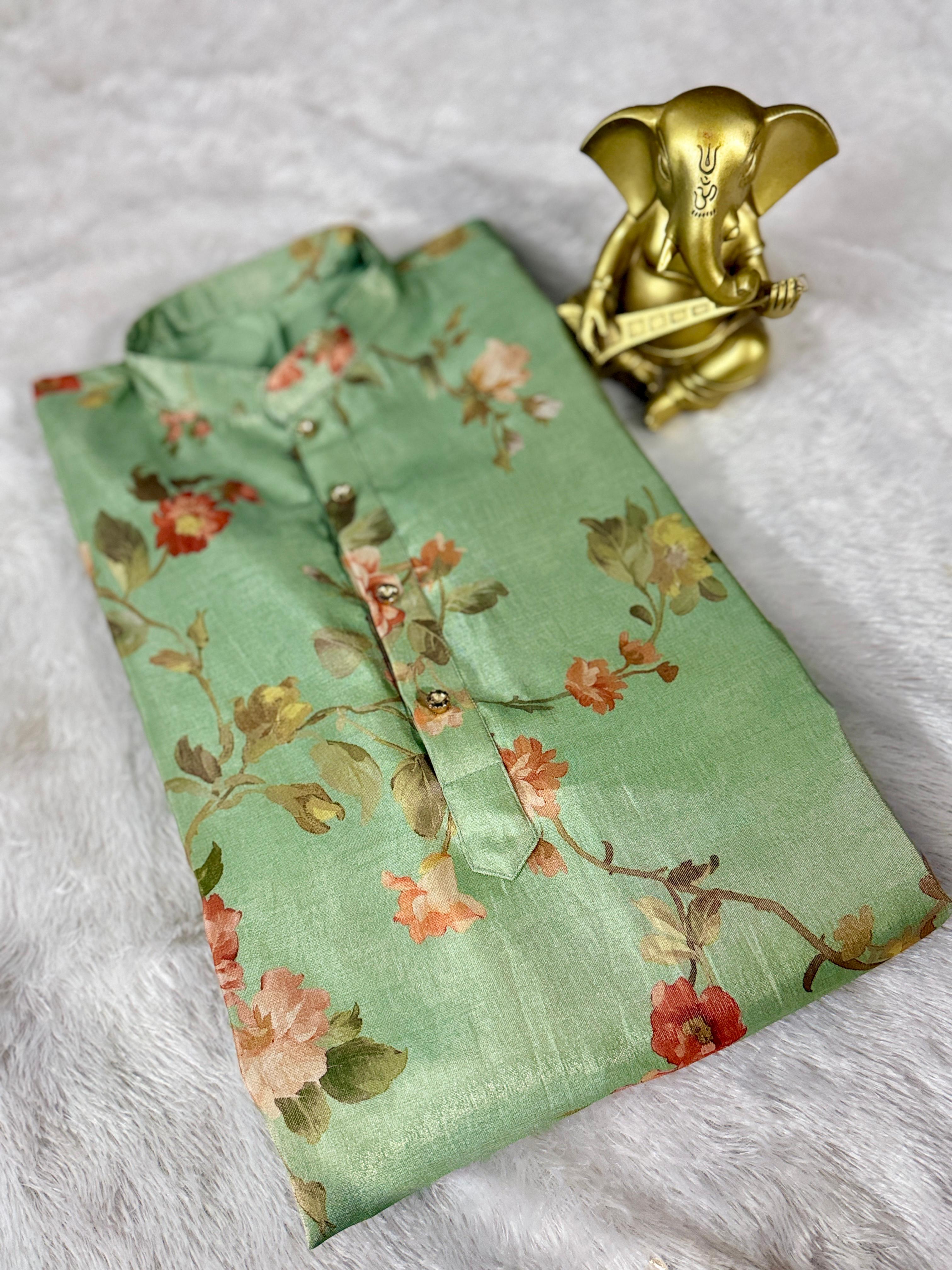 Pure tissue kurta
