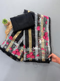 Soft organza saree