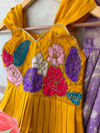 Pure viscose tissue frock