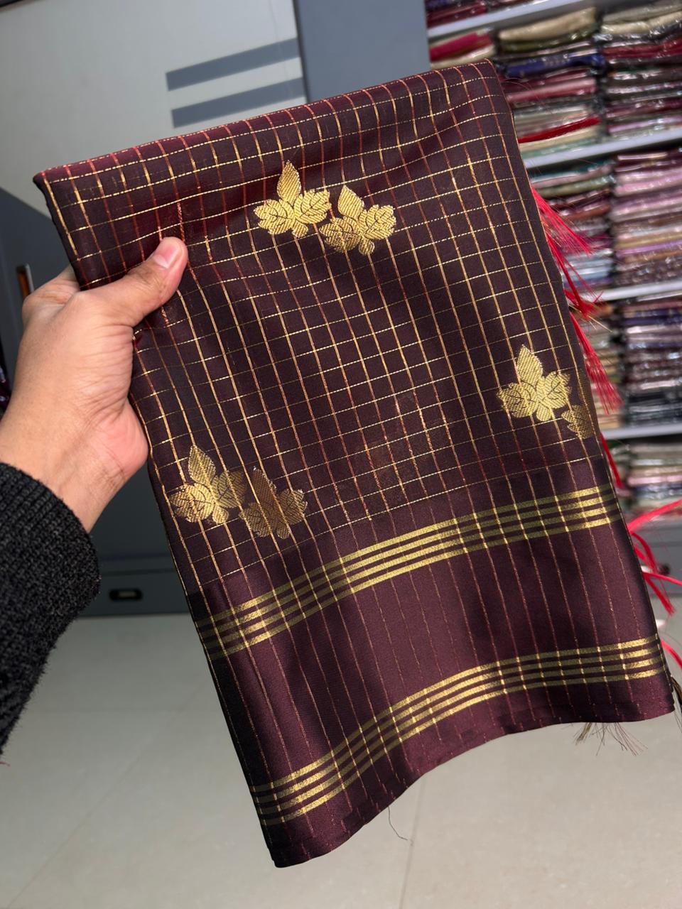 Semi katan saree