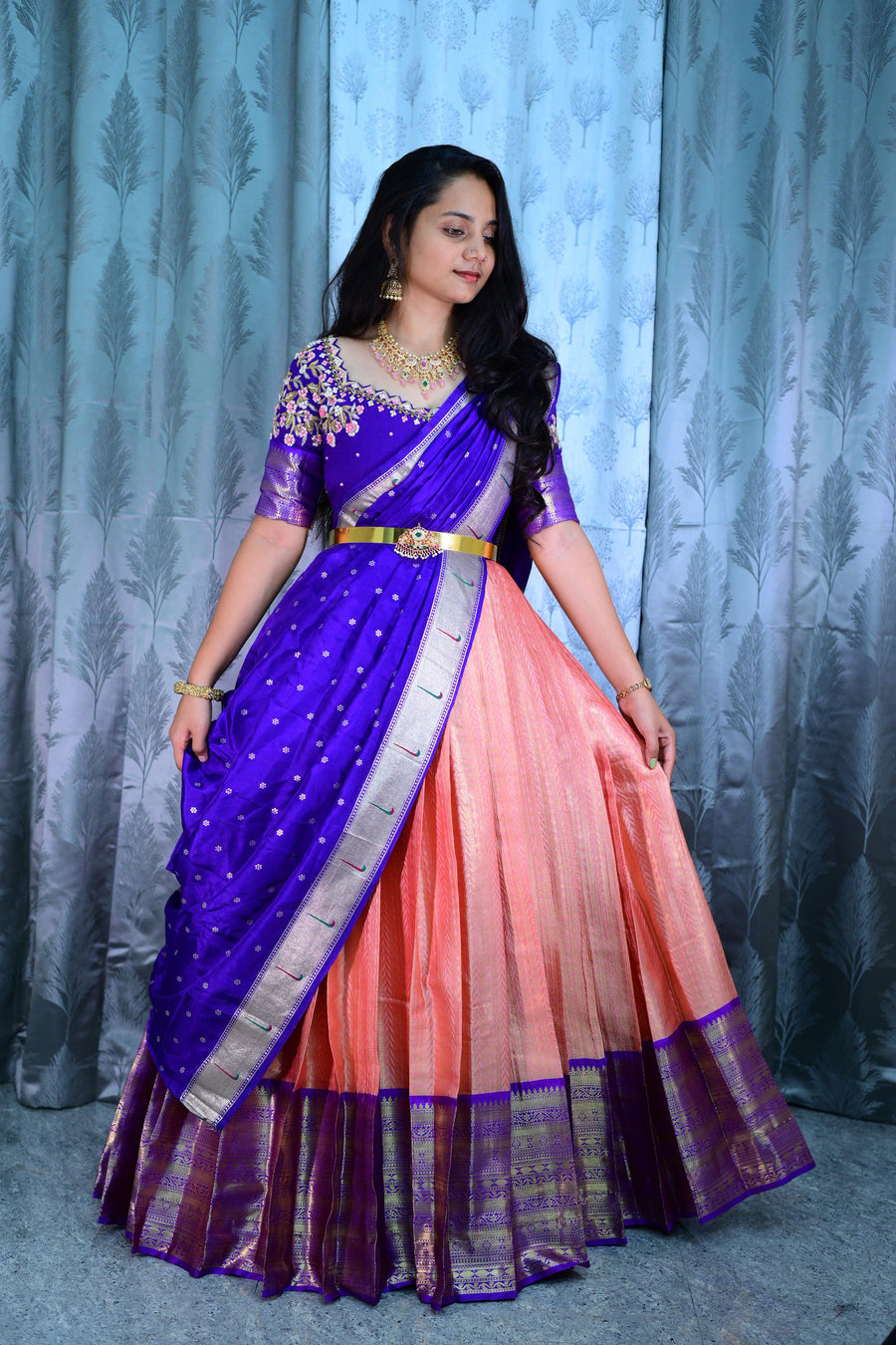 Kanchi silk lehenga