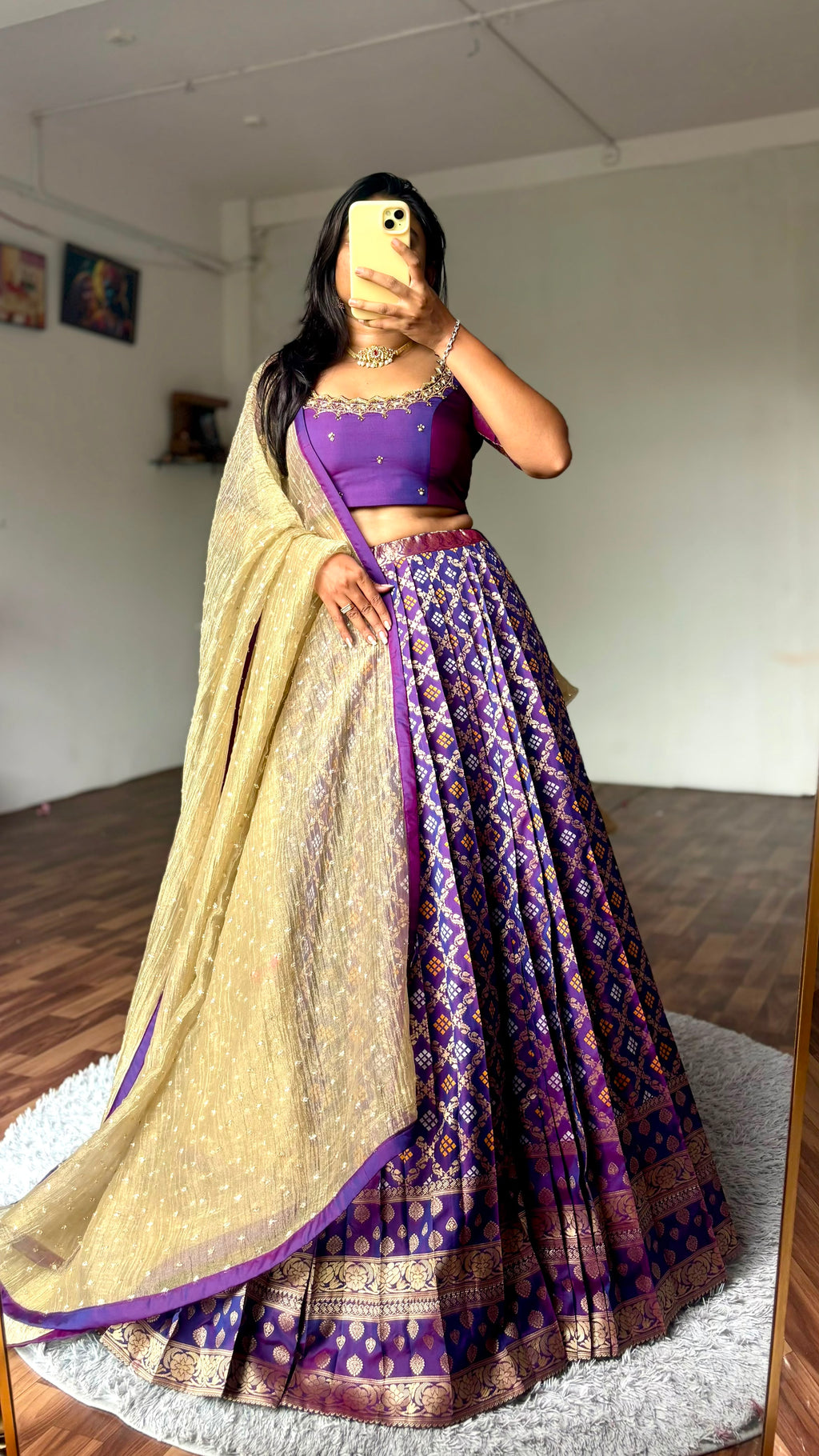 Bandhani lehenga
