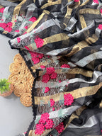 Soft organza saree