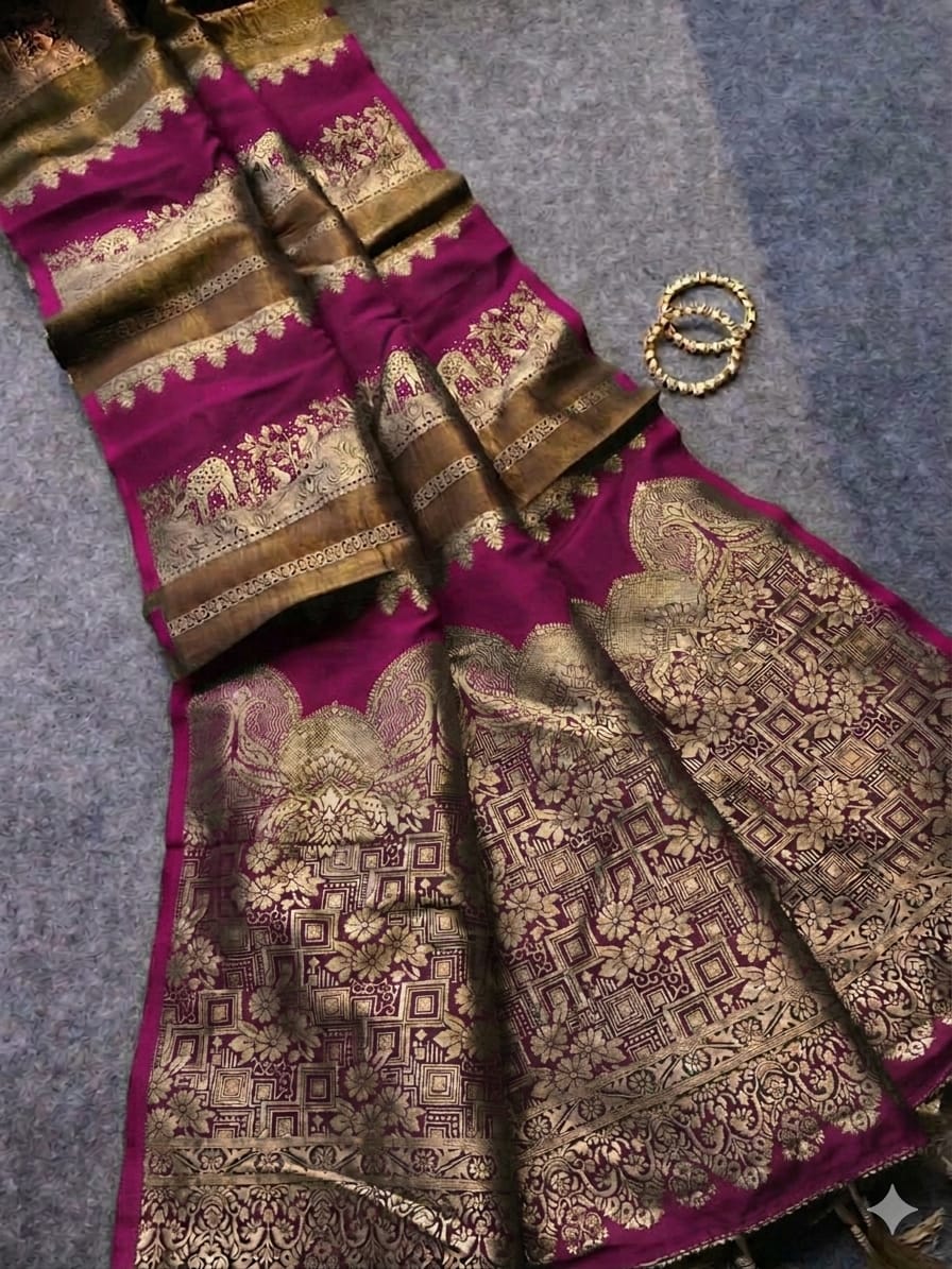 Khadi paithani silk