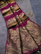 Khadi paithani silk