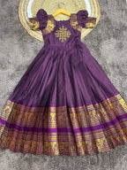 Cotton silk gown
