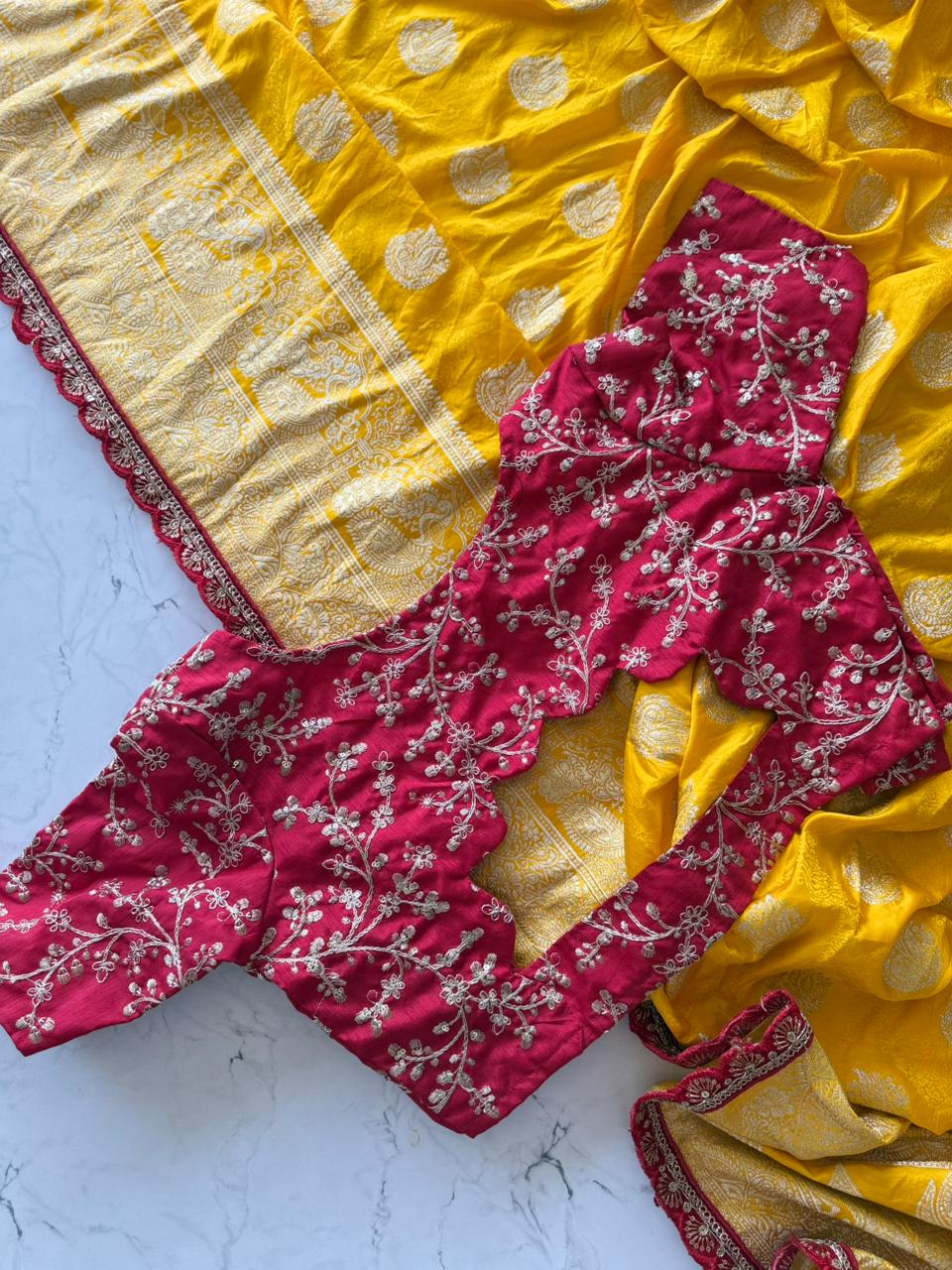Banarasi stain pattu saree