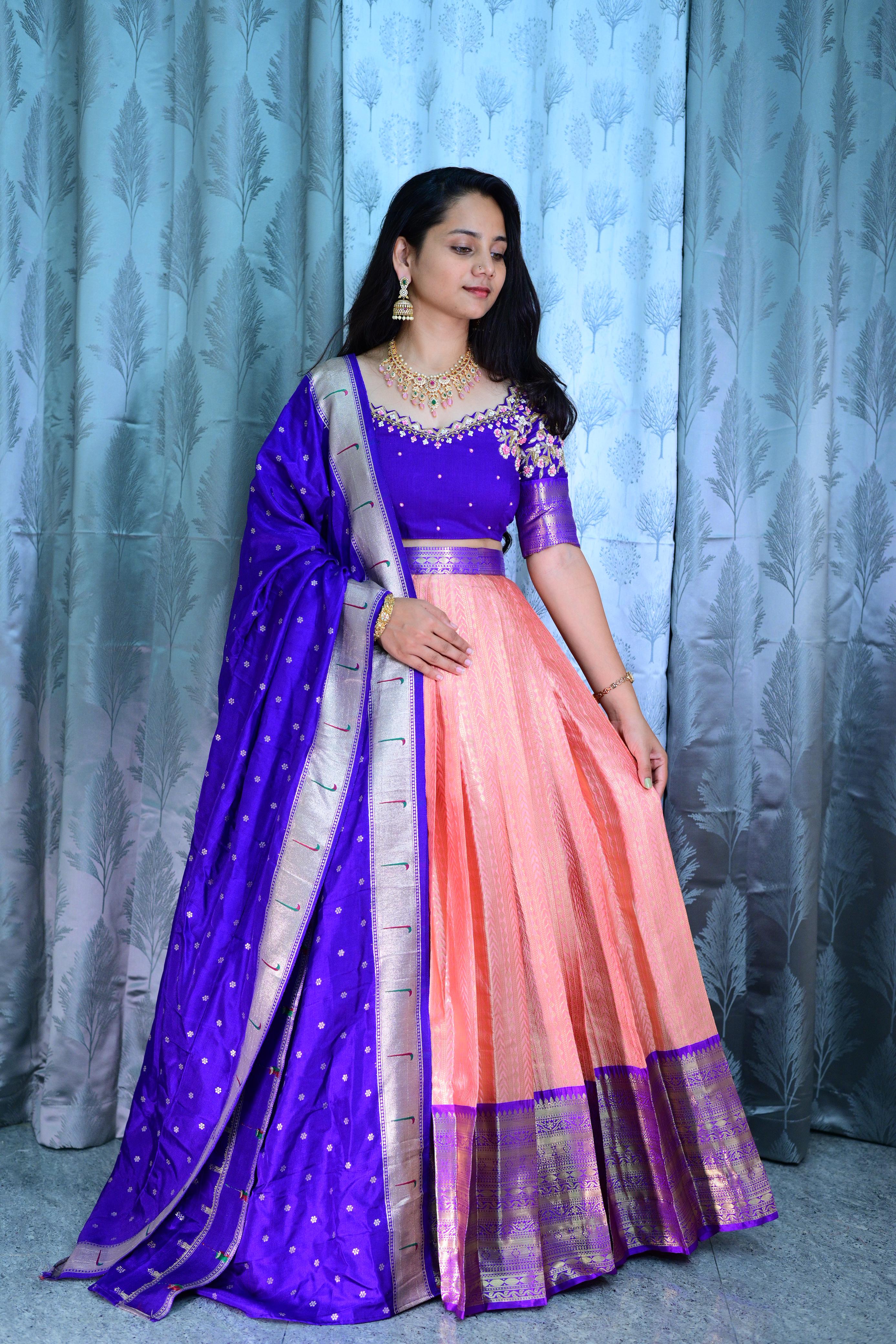 Kanchi silk lehenga