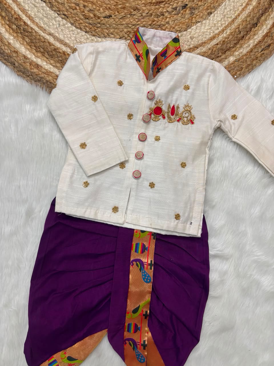 Kurtha with dhoti