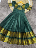 Cotton silk gown