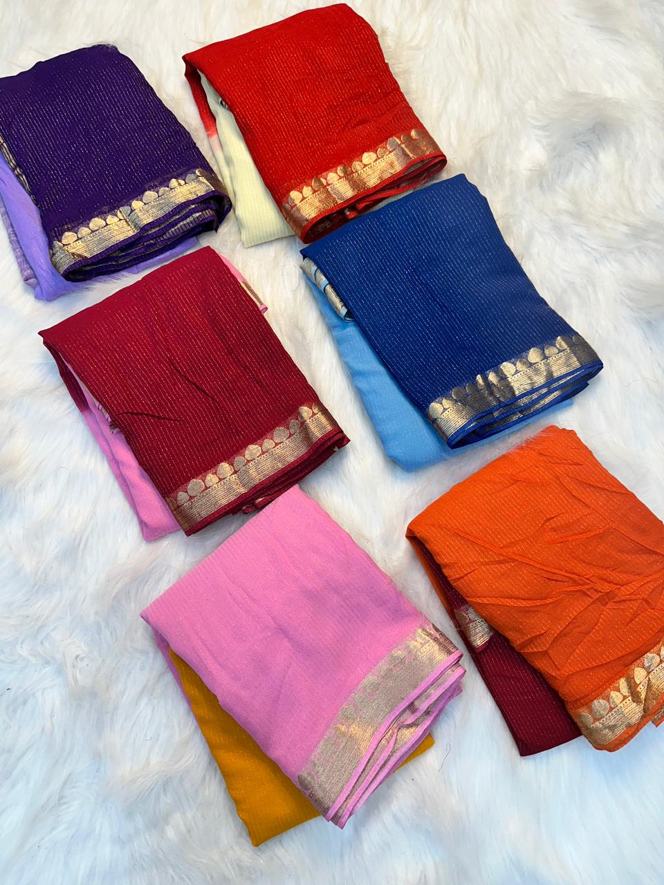 Georgette saree