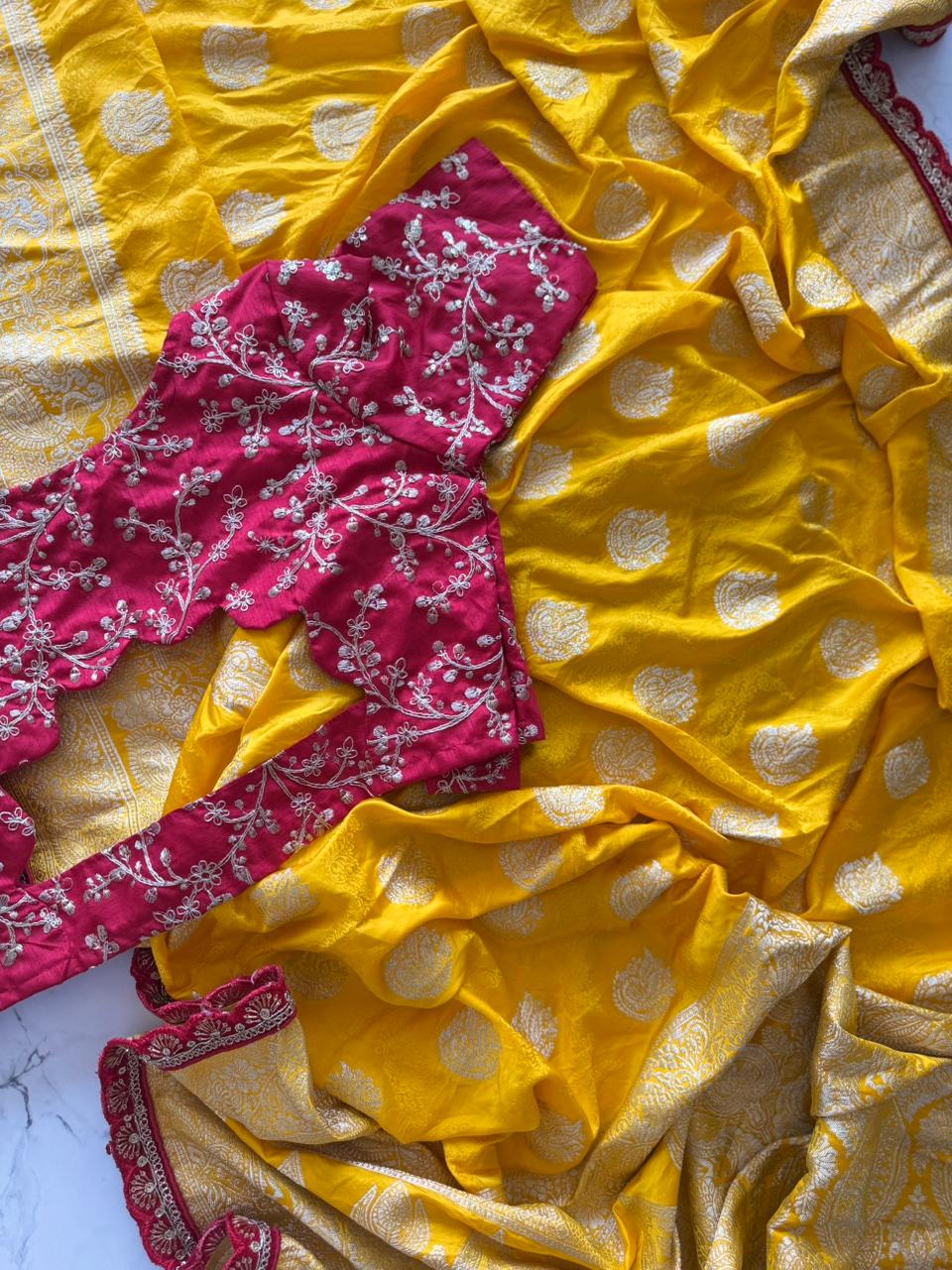 Banarasi stain pattu saree