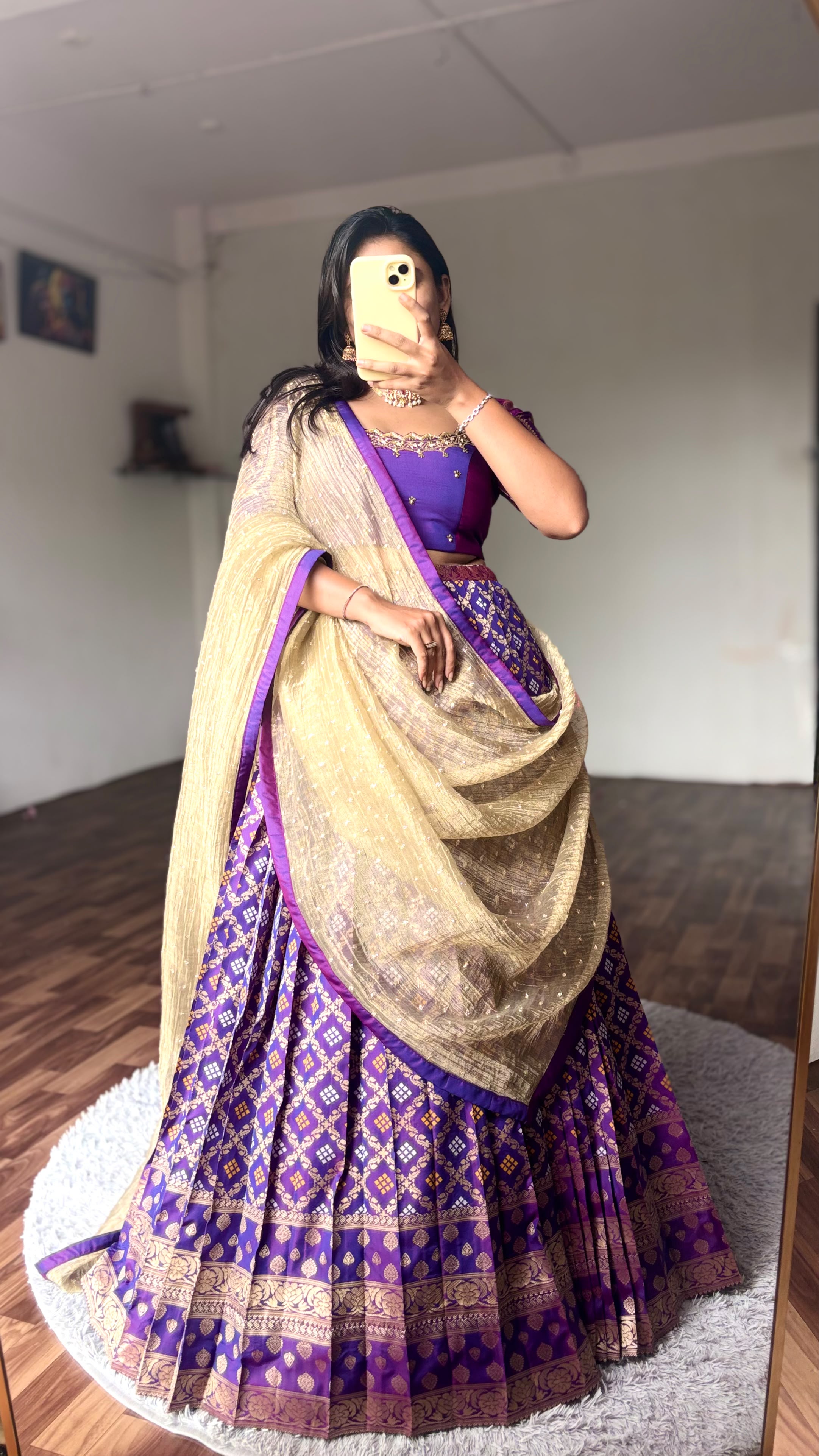 Bandhani lehenga