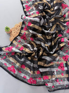 Soft organza saree
