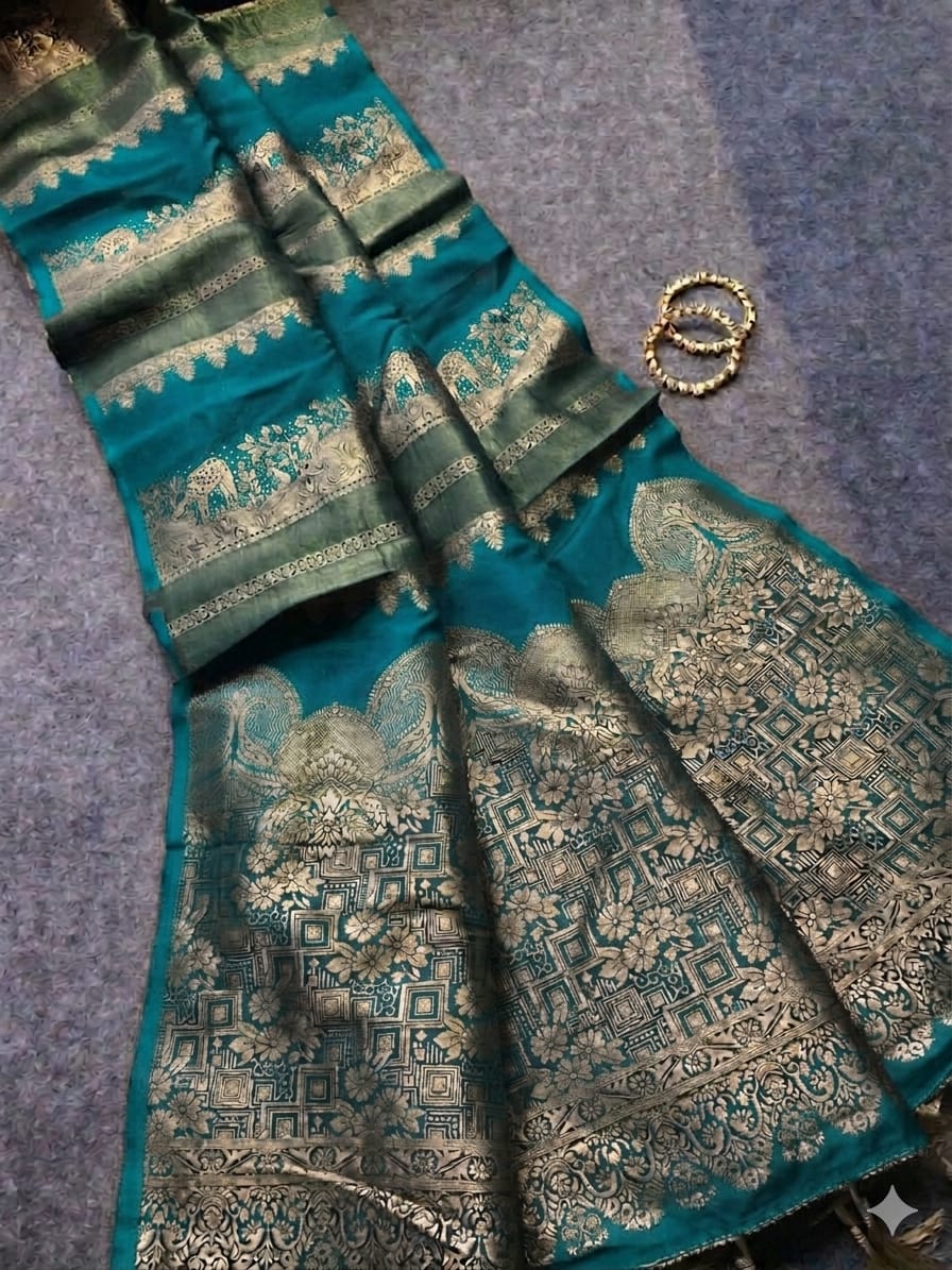Khadi paithani silk