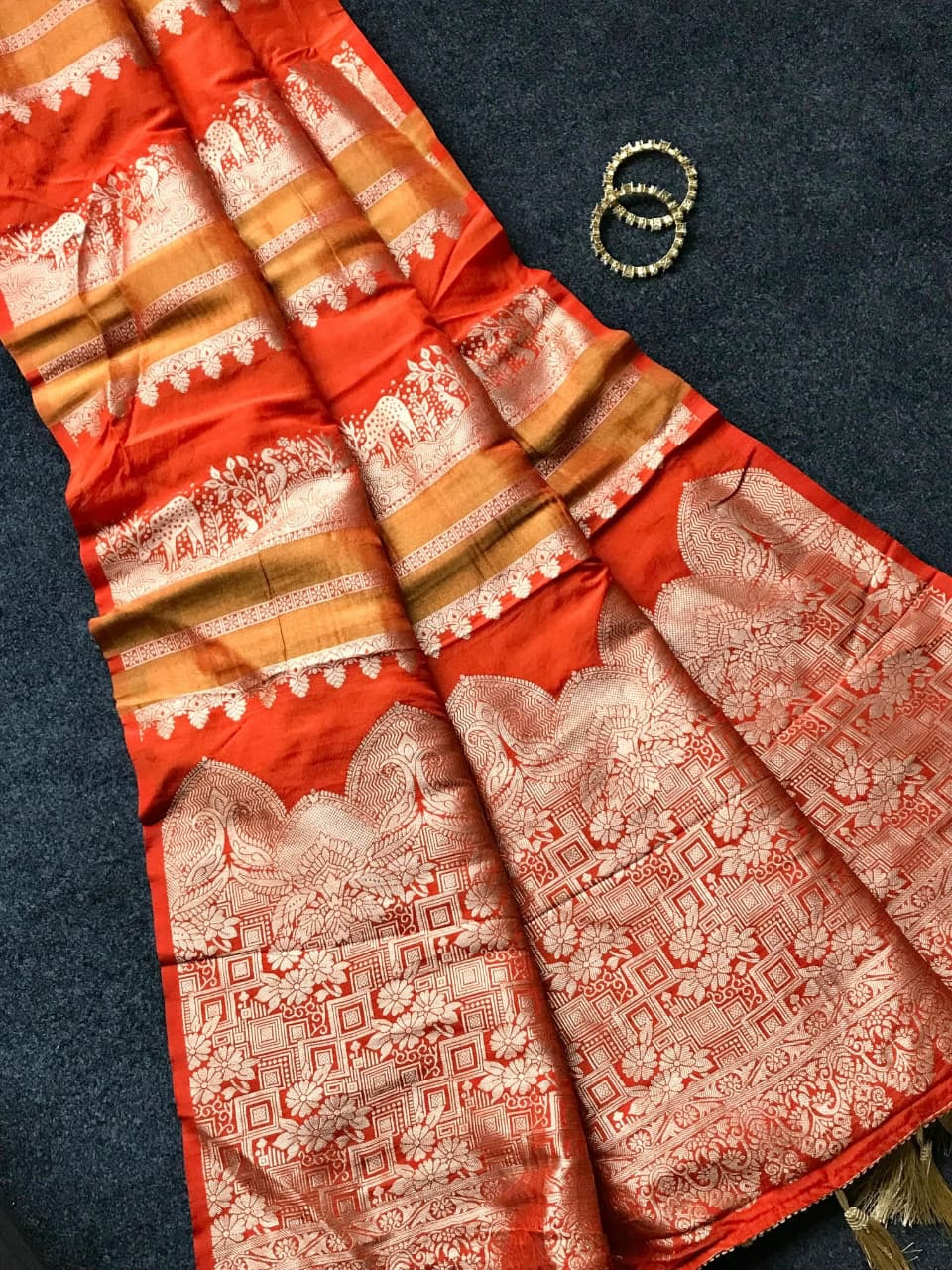 Khadi paithani silk