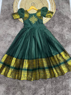 Cotton silk gown