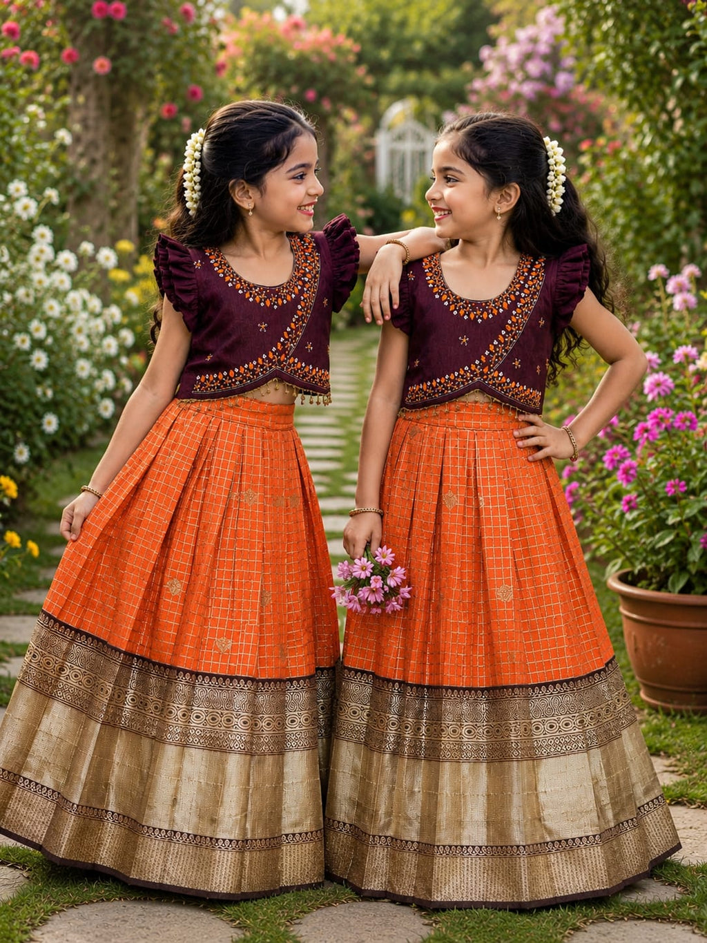 Kids lehenga